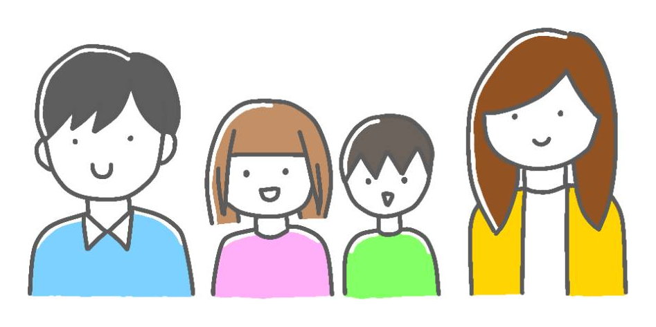 依頼会員（親子）のイラスト